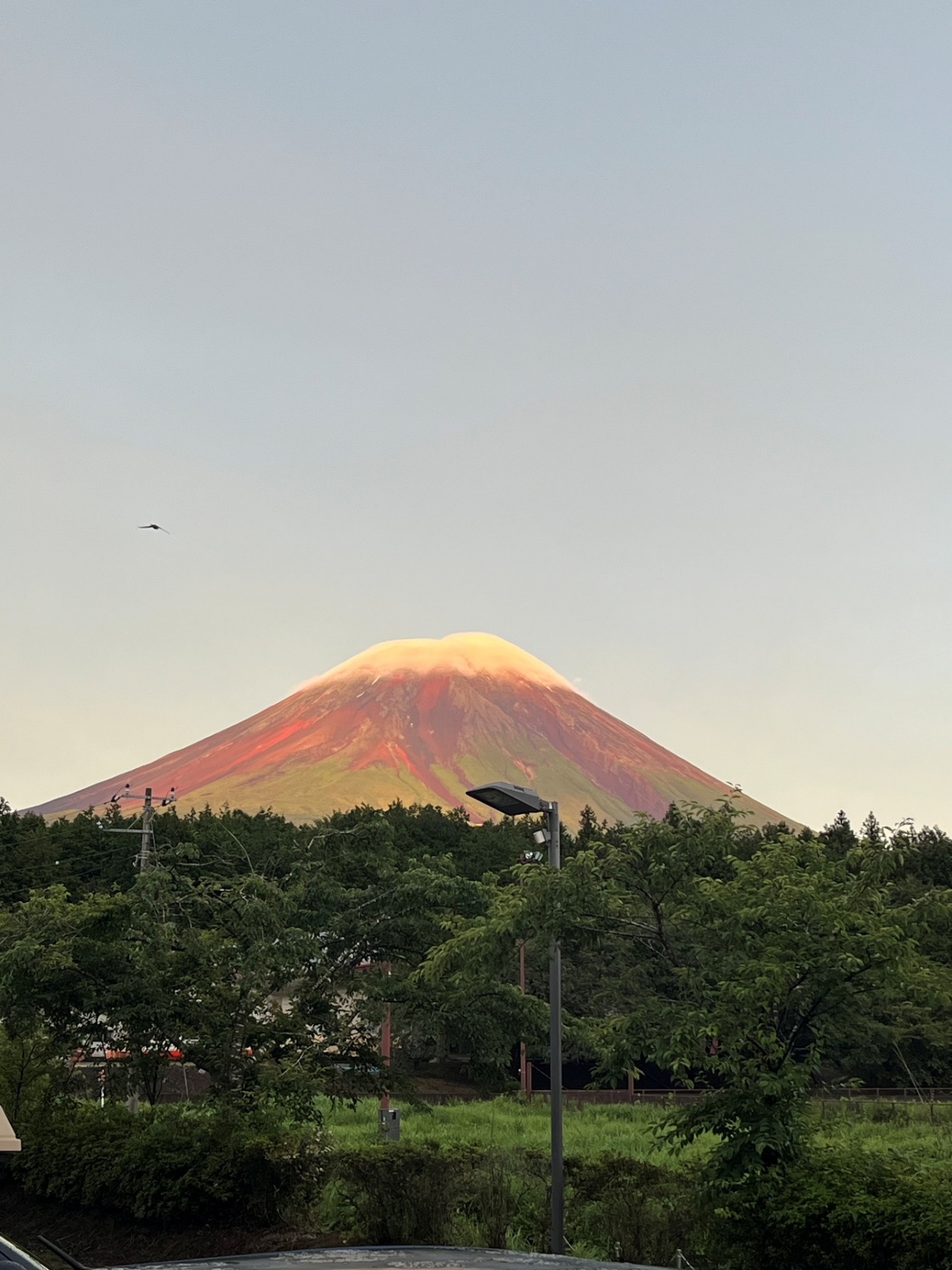 運良く撮れた富士山の絶景
